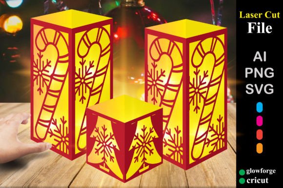 3D Paper Cut Christmas Lantern SVG: Shapes Review