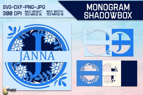 3D SVG Letter J for Shadow Boxes: A Seller Review