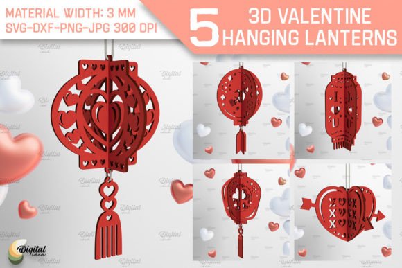 3D Valentine Hanging Lantern Bundle Review