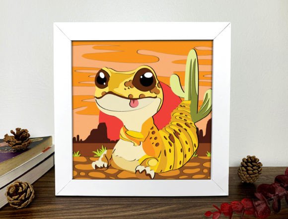 Chameleon Shadow Box 3D SVG: A Designer’s Review