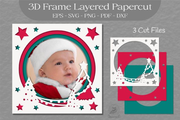 Christmas 3D Frame Layered SVG 1: A Brand Design Review