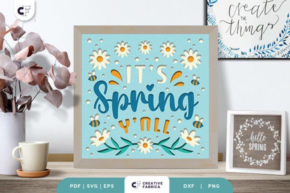 It's Spring Y'all 3D SVG for Southern Seasons