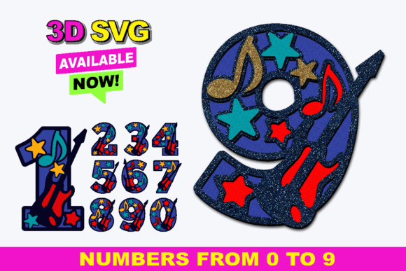 Rock Numbers 3D SVG: An Embroidery Designer’s Review
