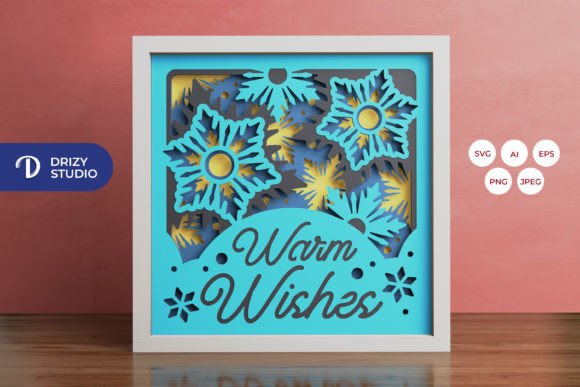 Warm Wishes 3D Shadow Box: A Christmas SVG Review